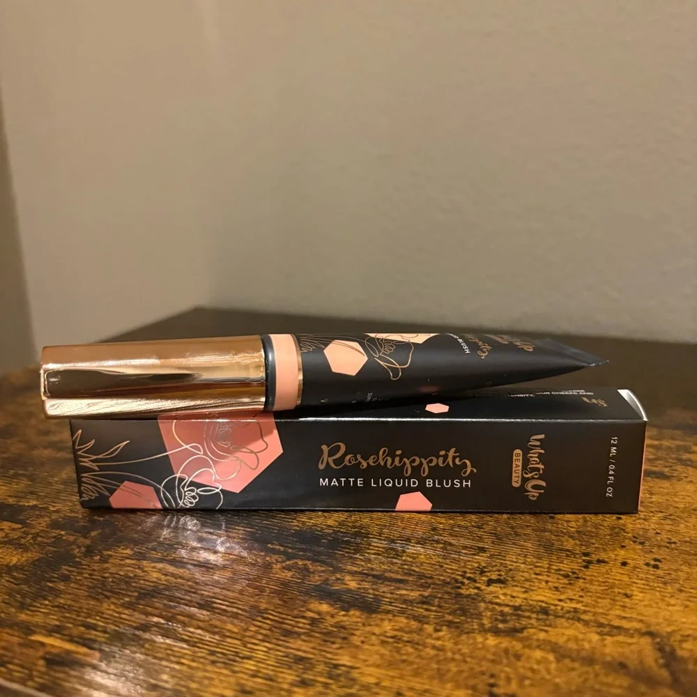 WHATS UP BEAUTY Rose Hippity MATTE LIQUID BLUSH in OSIANA Soft Pink Full Size